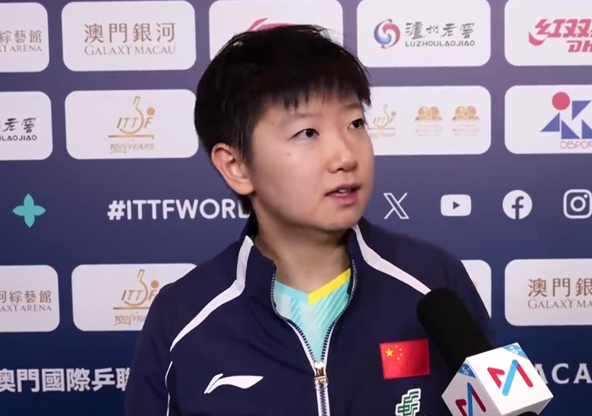 孫穎莎：高達17歲創造了非洲乒乓球歷史，我能贏下來不容易